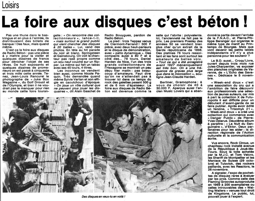 1988.10.24-NRCO.2ADPRE-1024x808 "Foire aux disques" (23/10/88)