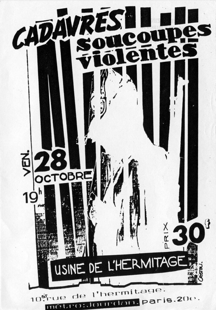 1988.10.28-Flyer01-Flyer-rock-concert-715x1024 Les Cadavres, les Soucoupes Violentes (28/10/88)