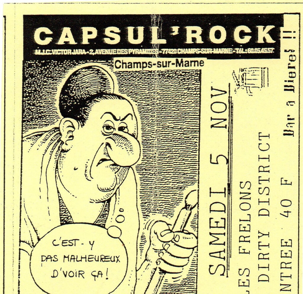 1988.11.05-Max-WellFL-1024x992 Les Frelons, Dirty District (05/11/88)