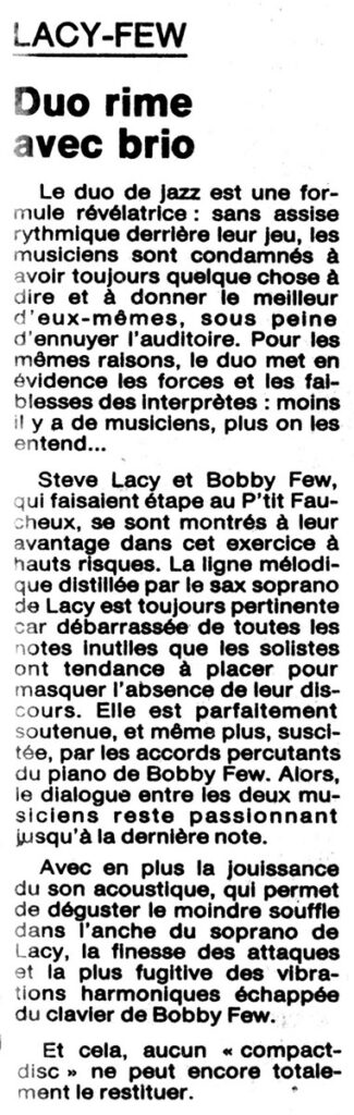 1988.11.14-NRCO.5ADPREa-325x1024 Steve Lacy et Bobby Few (11 et 12/11/88)