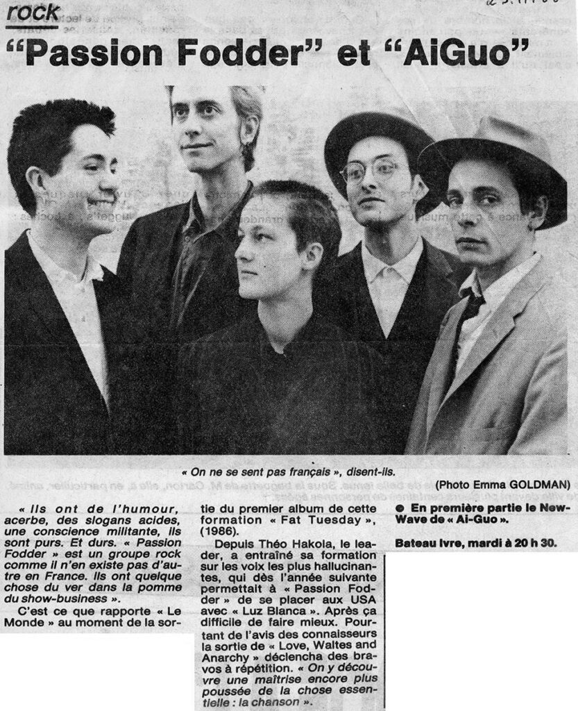 1988.11.25-Presse-NR01-51-Z-4-2-833x1024 London Paris New York, Passion Fodder (29/11/88)