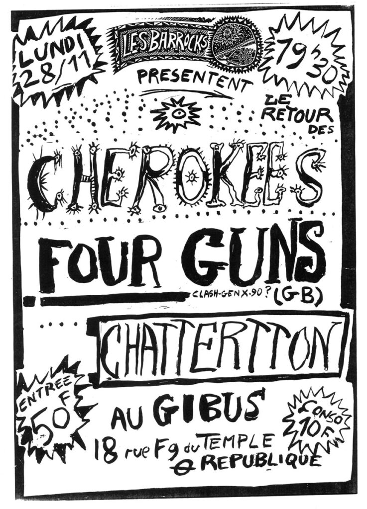 1988.11.28-Max-WellFL-737x1024 Les Cherokees, Chatterton, Four Guns (28/11/88)