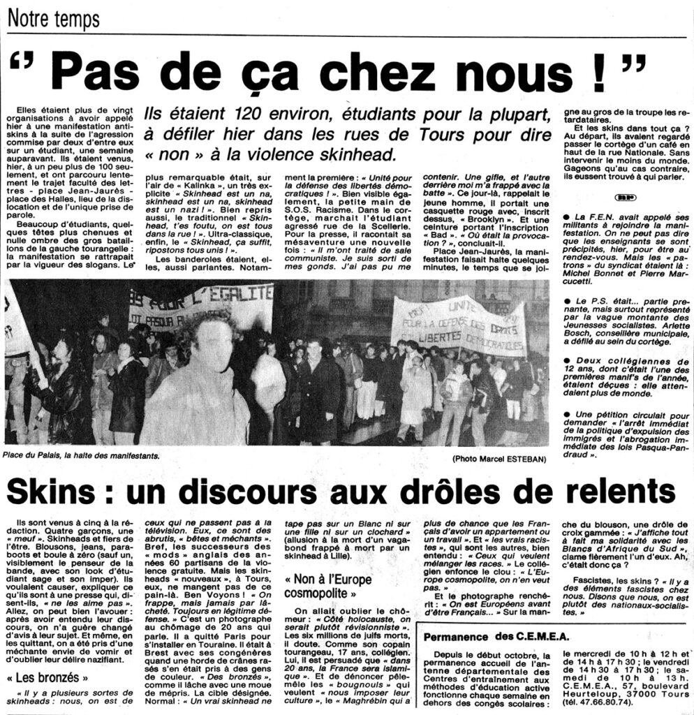 1988.12.01-NRCO.2ADPRE-994x1024 Un jeune homme agressé par des skins (16/11/88)