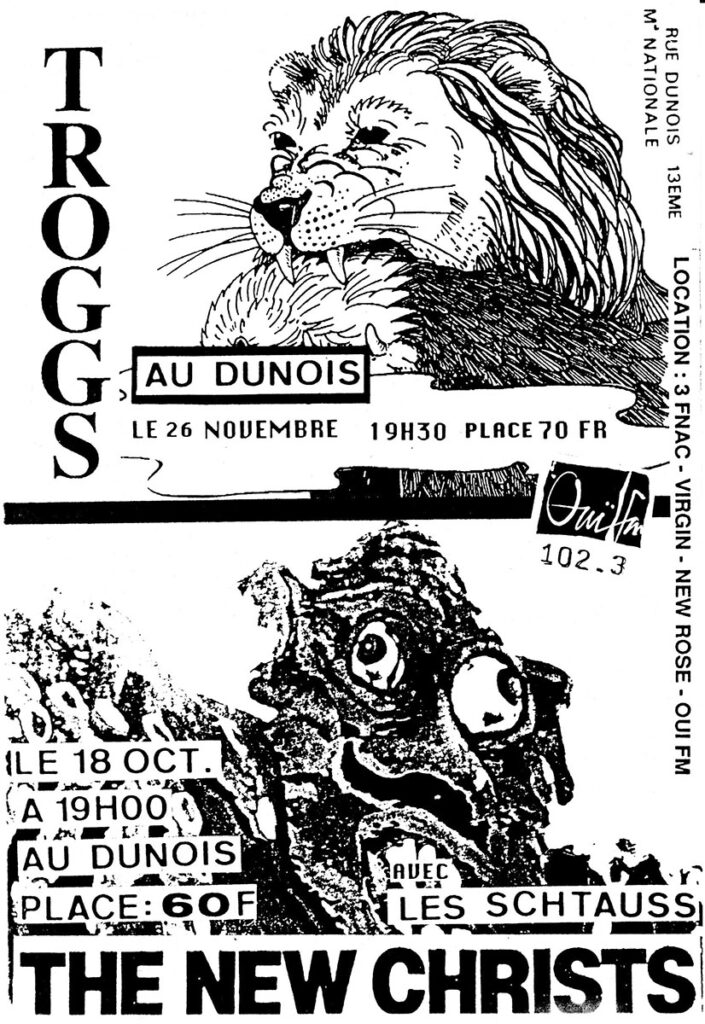 1989.11.26-Flyer01-705x1024 Les Shtauss, the New Christs (18/10/89)