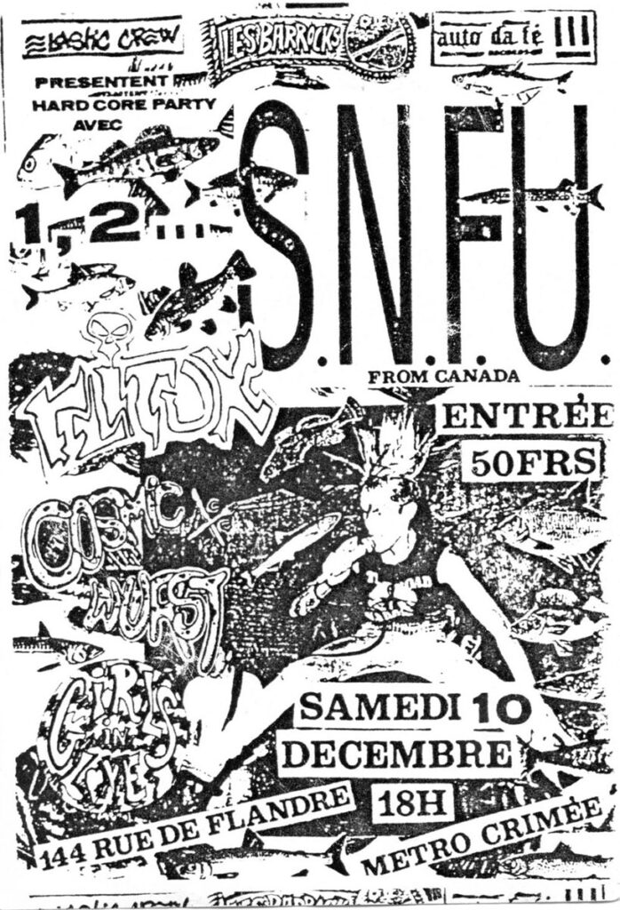 1988.12.10-SNFU-144-rue-de-crimee-Paris-XIX-eme-698x1024 SNFU, Cosmic Wurst, Flitox, Girls in Love (10/12/88)