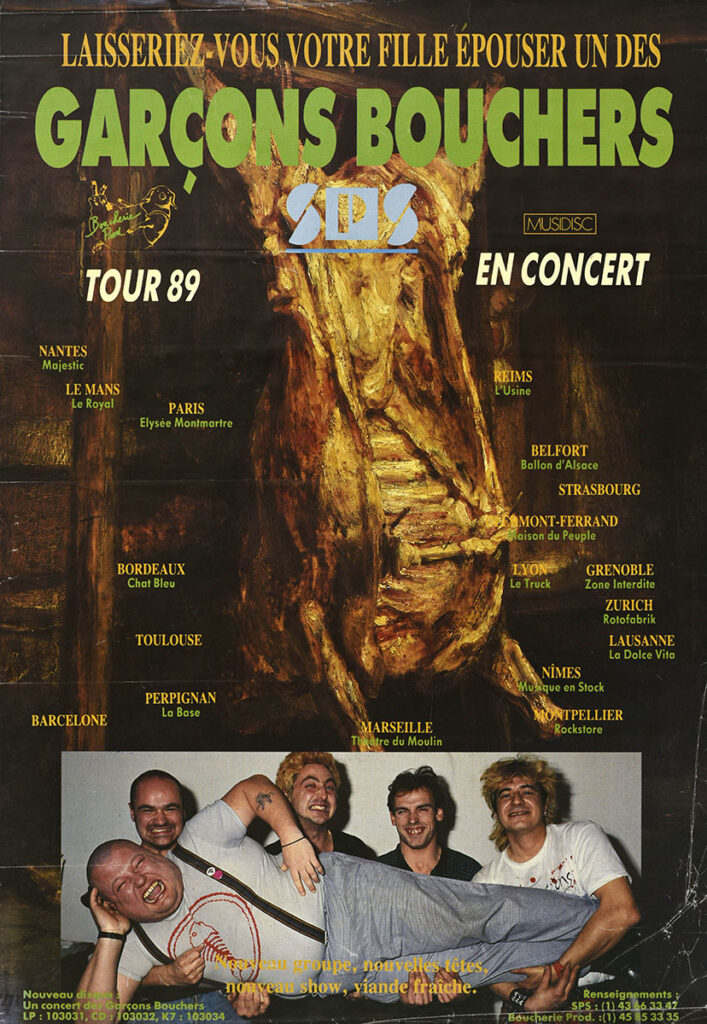 1989-Garcons-Bouchers-Affiche01-40-58-imprimee-Emmetrop-Copie-707x1024 Les Garçons Bouchers "tour 89"