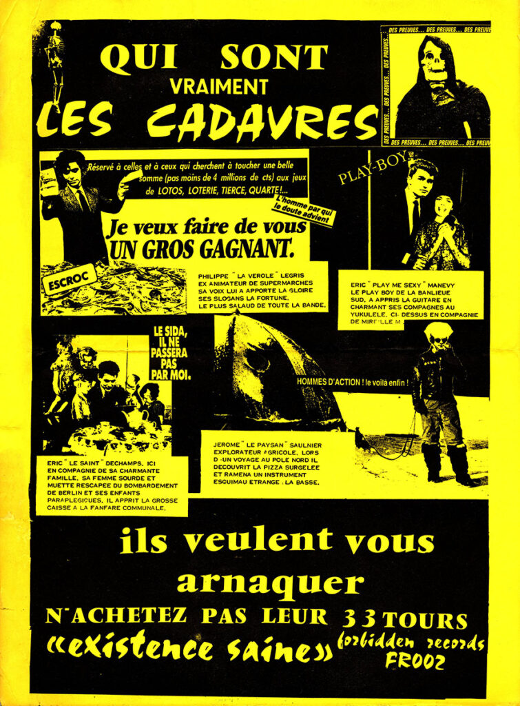 1989-photocopiee-Cadavres-Fred-MoulinAF-755x1024 Les Cadavres "Existence saine"