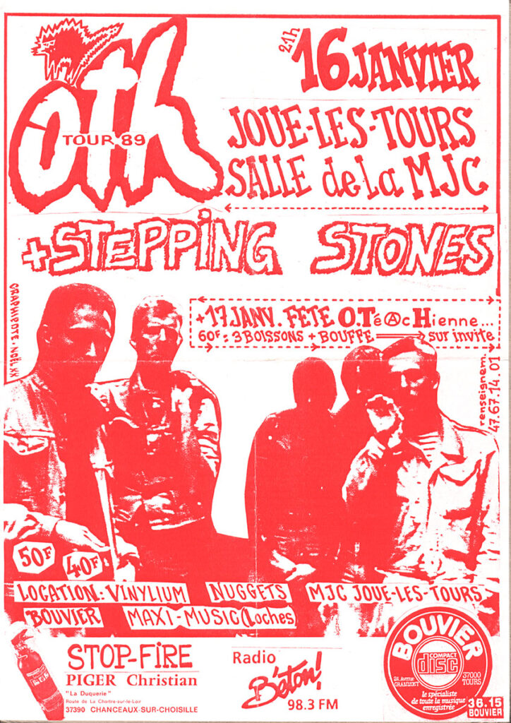 1989.01.16-Affiche01-A3-imprimee-Copie-724x1024 Les Reactors, Stepping Stones, O.T.H. (16/01/89)