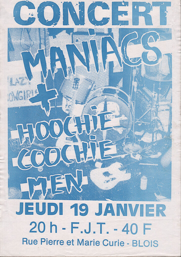 1989.01.19-Affiche02-A3-photocopiee-Copie-724x1024 Hoochie Coochie men, Maniacs (19/01/89)