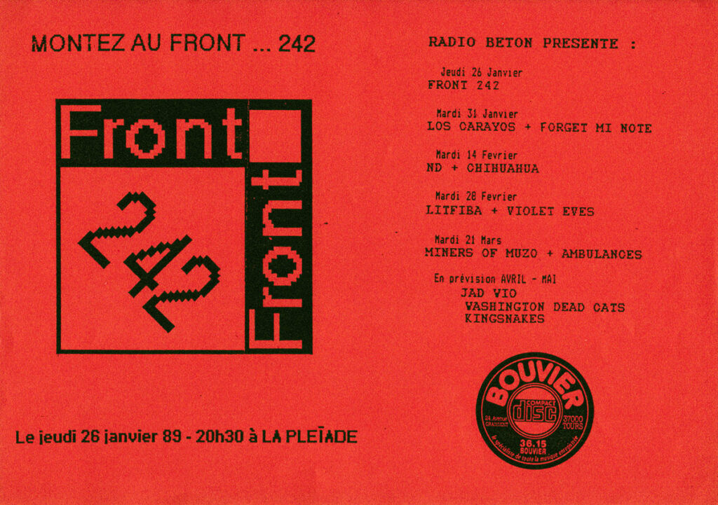 1989.01.26-Flyer01-Psykout-1024x721 Forguette Mi Note (Annulé ?), Rabats joies, Los Carayos (31/01/89)