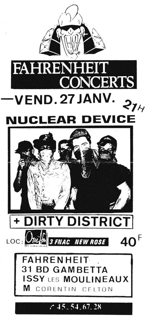 1989.01.27-Fahrenheit-DuducheFL-488x1024 Dirty District, Nuclear Device (27/01/89)