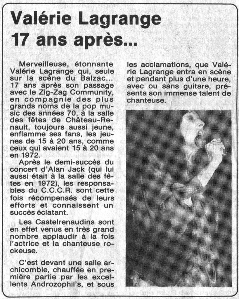 1989.02.07-NRCO.6ADPRE-818x1024 Valérie Lagrange, Androzophil’s (31/01/89)