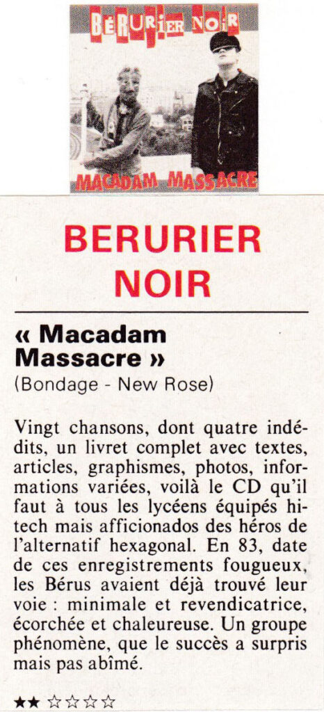 1989.03-Best-EuthanasiePRE-466x1024 Bérurier Noir "Macadam massacre"