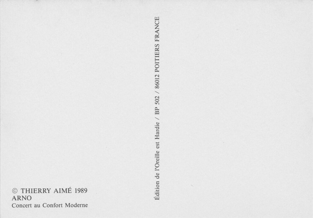 1989-Carte05v-Oreille-est-Hardie-1024x712 "Rock en France" Arno, Canada (01/02/89)