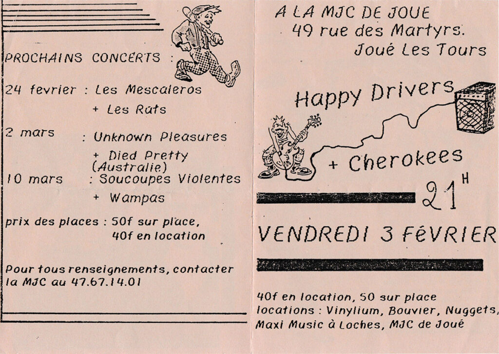1989.02.03-Flyer01r-Psykout-1024x726 Cherokees, Happy Drivers (03/02/89)