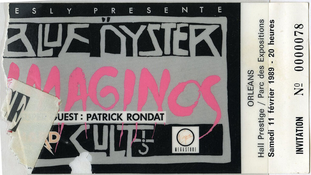 1989.02.11-Blue-Oyster-Ticket01-Bruno-Cavedo-1024x576 Blue Öyster Cult, Patrick Rondat (11/02/89)