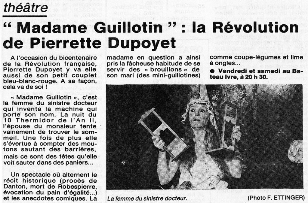 1989.02.21-Presse-NR01-51-Z-4-1024x676 Pierrette Dupoyet "Madame Guillotin" (24 et 25/02/89)
