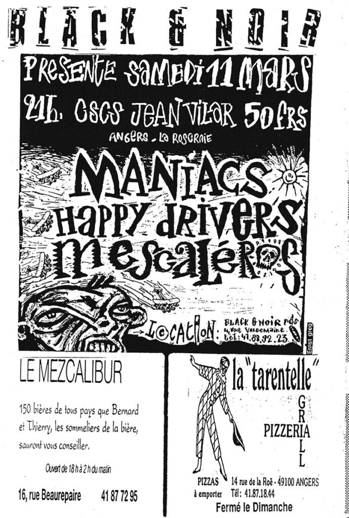 1989.03.11-Flyer01r-Psykout-689x1024 Los Mescaleros, Happy Drivers, Maniacs (11/03/89)