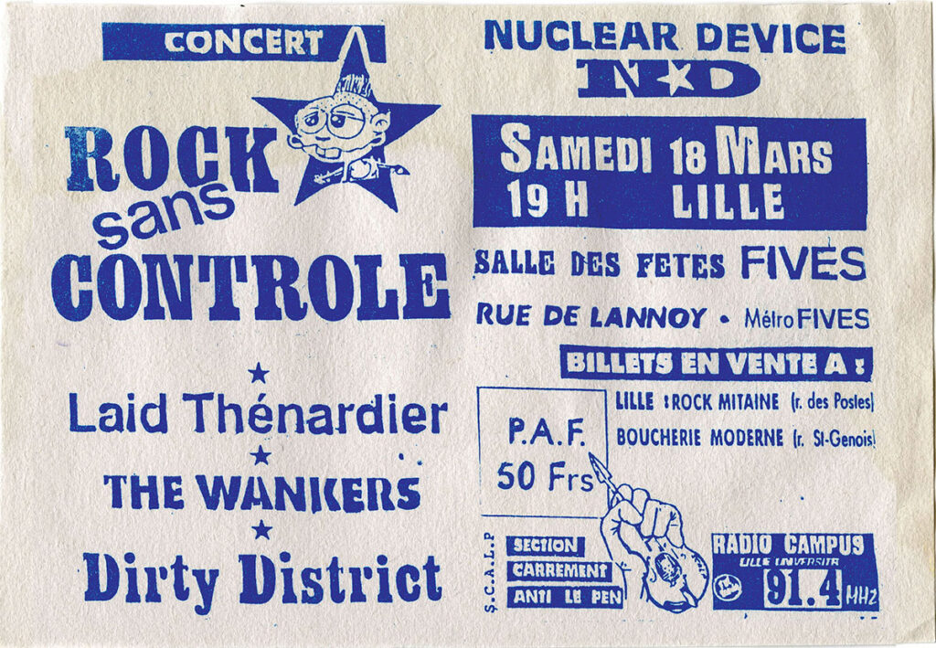 1989.03.18-Nuclear-Device-Ticket01ND-1024x709 Dirty District, Wankers, Laid Thenardier, Nuclear Device (18/03/89)