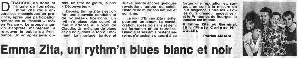 1989.04.01-NRCO.NADPREc-1024x201 "Printemps de Bourges" Emma Zita, Fly and the Tox (01/04/89)