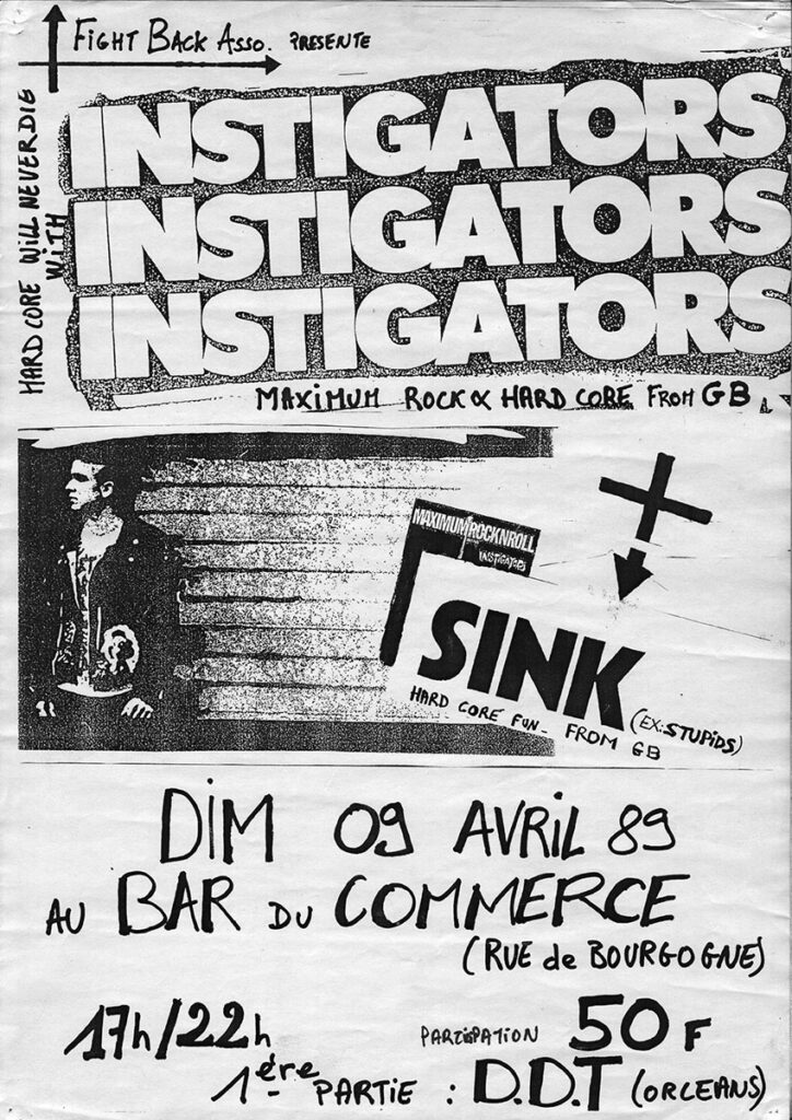 1989.04.09-Affiche01-A3-photocopiee-Michel-Rose-Copie-724x1024 D.D.T., Sink, Instigators (09/04/89)