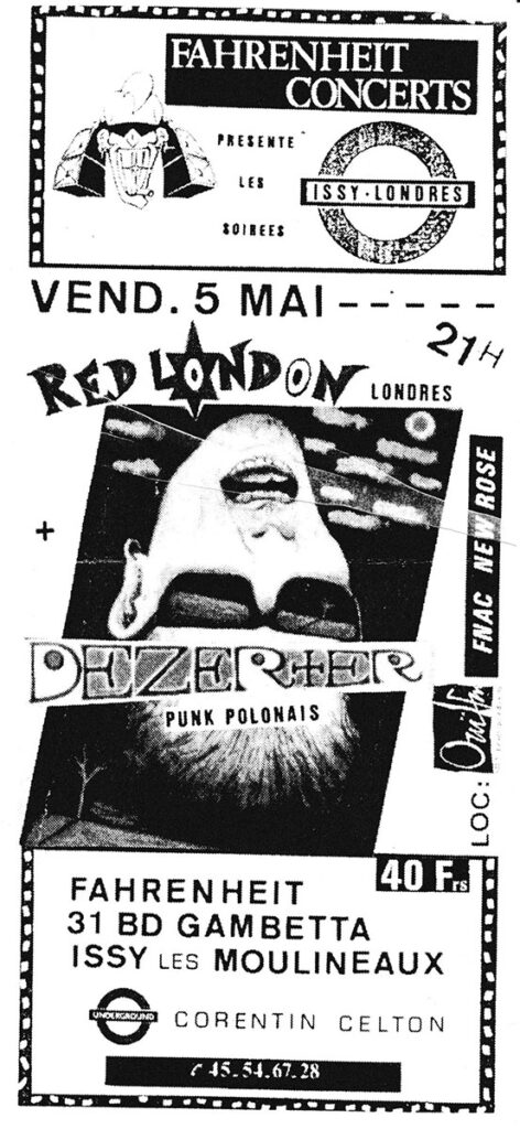 1989.05.05-Fahrenheit-DuducheFL2-472x1024 Red London (annulé), Dezerter, Parkinson Square (05/05/89)