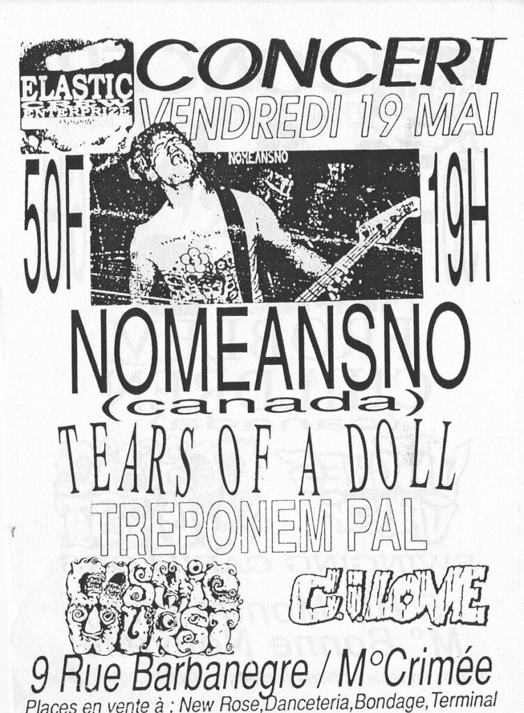 1989.05.19-Flyer01-Francois-Htn-752x1024 G.I. Love, Treponem Pal, Tears of a Doll, No Means No (19/05/89)