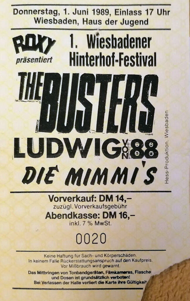 1989.06.01-Ludwig-Ticket01-648x1024 The Busters, Ludwig Von 88, Die Mimmi's (01/06/89)