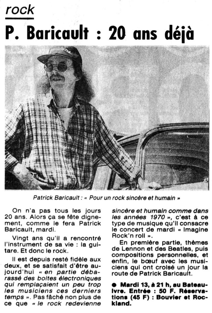 1989.06.08-NRCO.6ADPREc-695x1024 Patrick Baricault "Imagine rock’n’roll" (13/06/89)