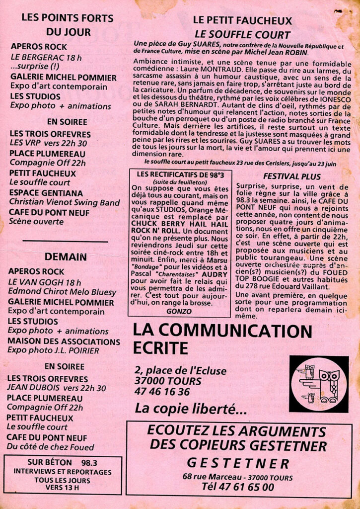 1989.06.13-Radio-BetonVBergeracDO-1-725x1024 "Bleu blanc rock" (12 au 24/06/89)