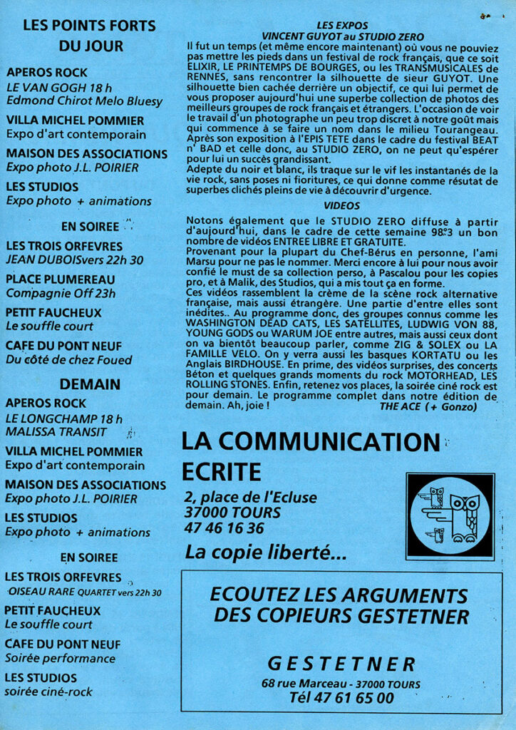 1989.06.14-Radio-BetonVBergeracDO-724x1024 "Bleu blanc rock" (12 au 24/06/89)