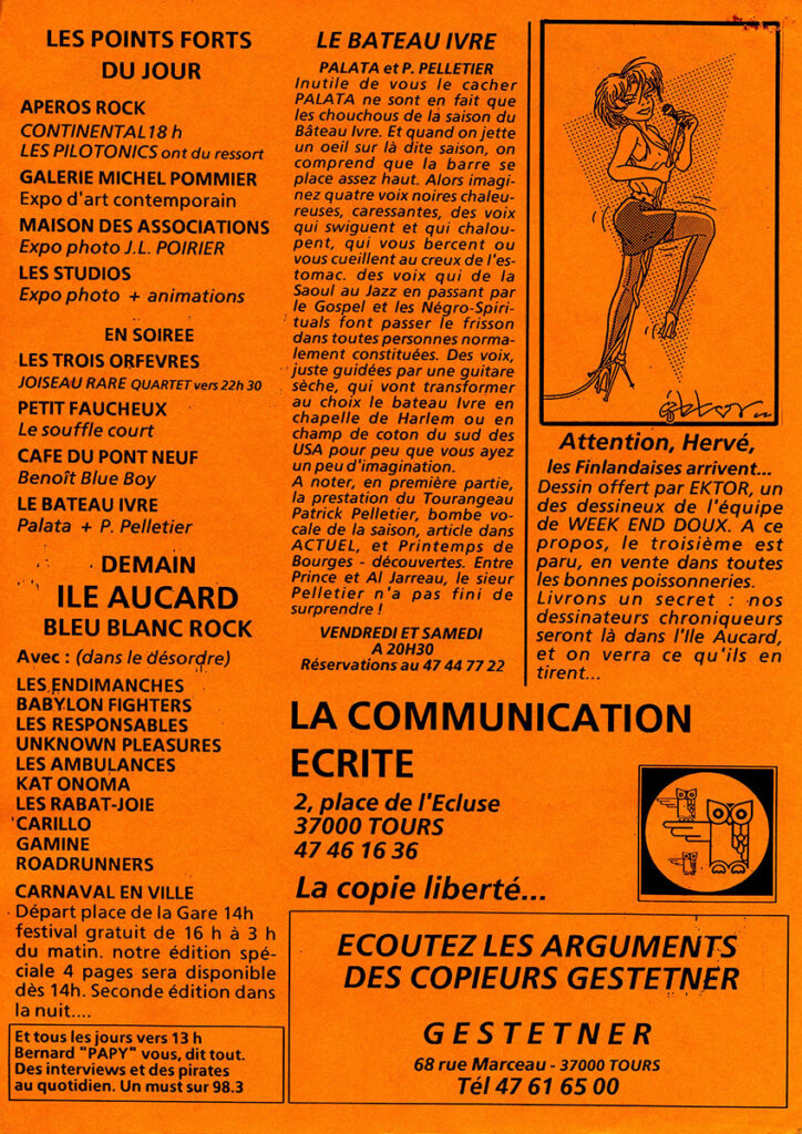 1989.06.16-Radio-BetonVBergeracDO-724x1024 "Bleu Blanc Rock" Benoit Blue Boy (16 et 17/06/89)