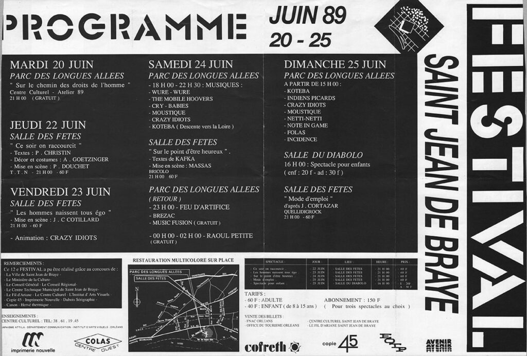 1989.06.20-lvcFLv-1024x692 "Festival de Saint-Jean-de-Braye" (24/06/89)