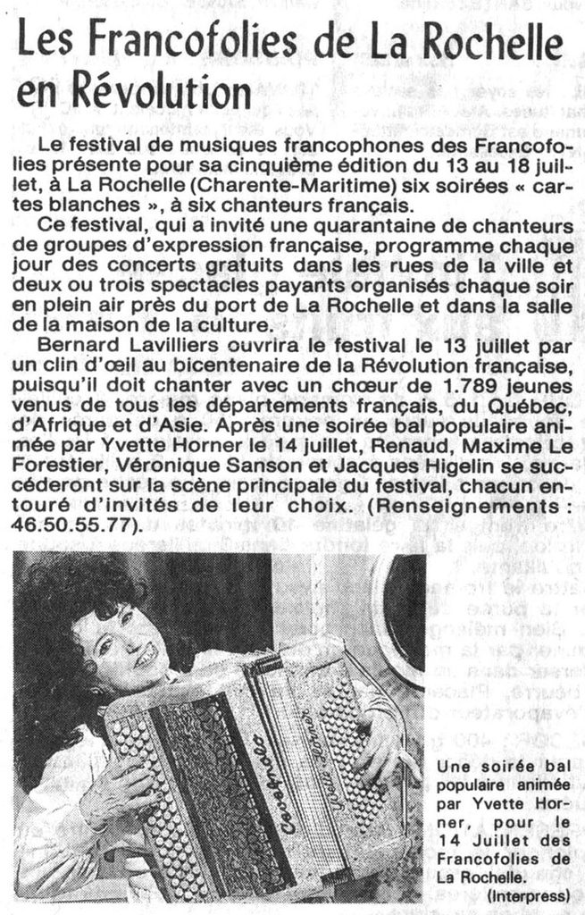 1989.07.07-NRCO.KADPRE-655x1024 "Francofolies" (13 au 18/07/89)