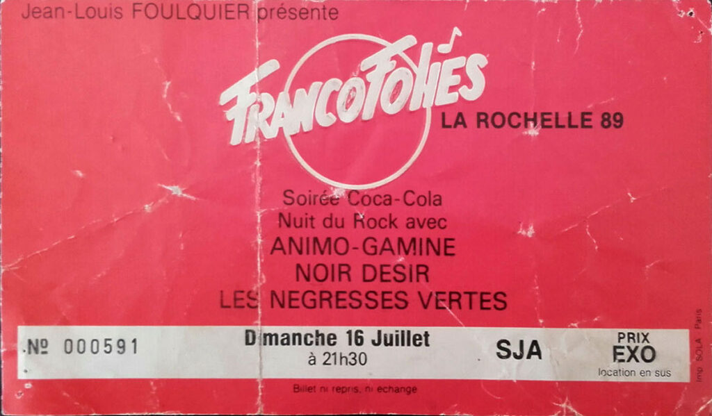 1989.07.16-Ticket-1024x599 "Francofolies" (16/07/89)