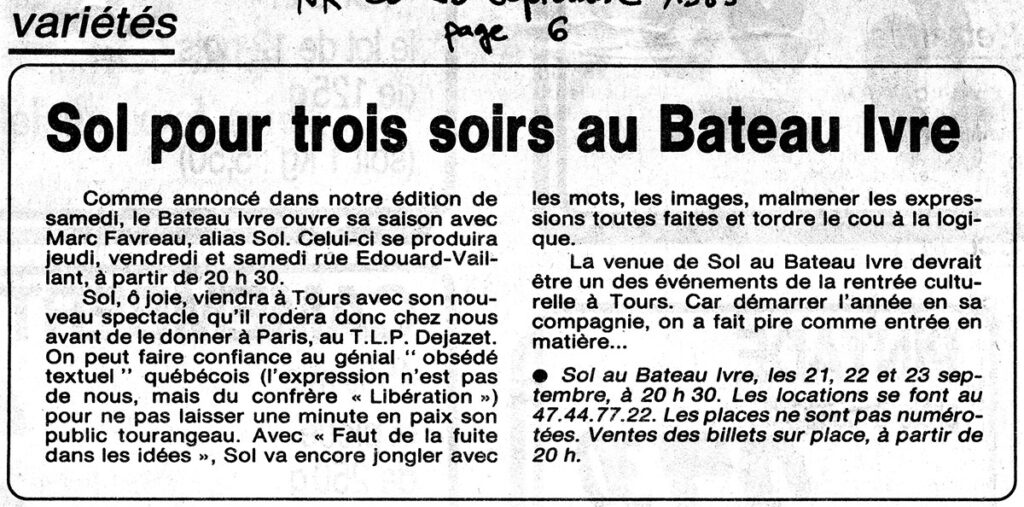 1989.09.20-Presse-NR01-51-Z-4-1024x507 Marc Favreau "SOL" (21 au 23/09/89)