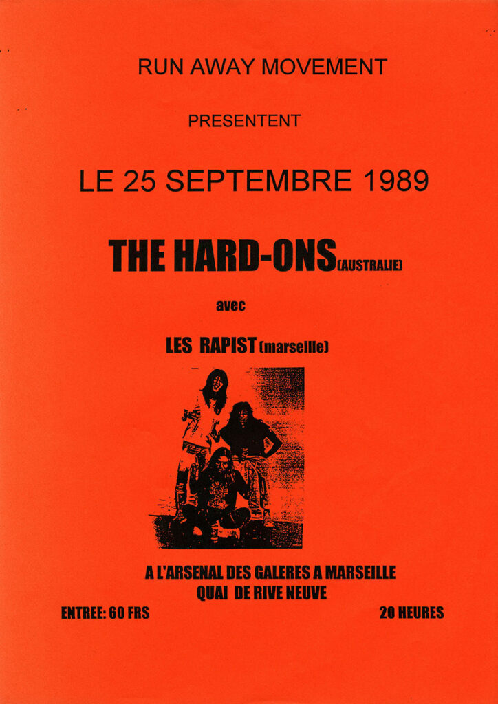 1989.09.25-Affiche01-A4-photocopiee-Disagree-724x1024 Rapist, Hard-Ons (25/09/89)