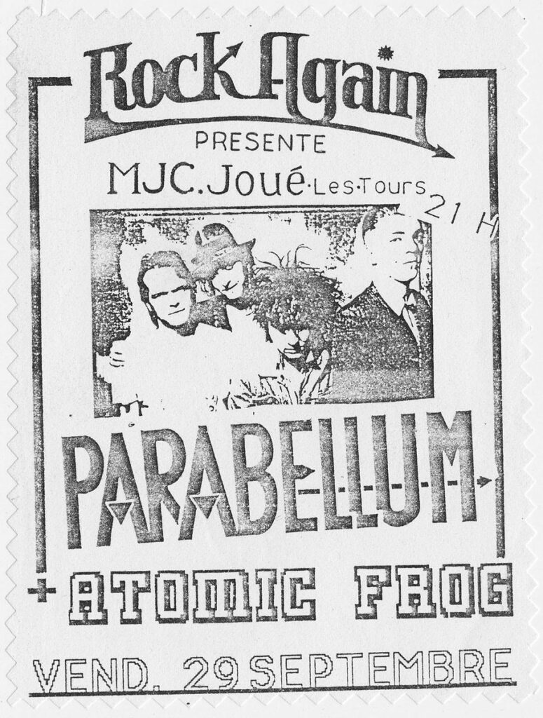 1989.09.29-Parabellum-Flyer01-775x1024 Atomic Frog (annulé), 3ème Rage, Parabellum (29/09/89)