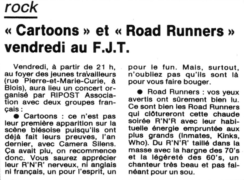 1989.10.06-PRE-1024x758 Cartoons, Roadrunners (06/10/89)