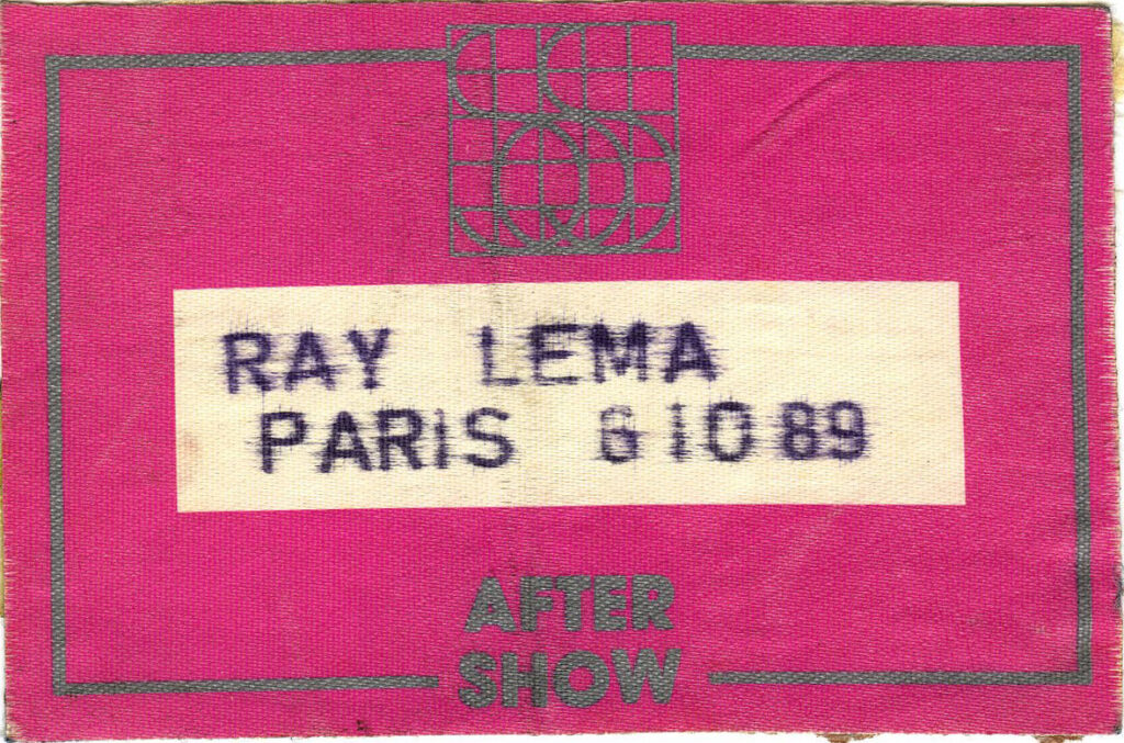 1989.10.06-Ray-Lema-Ticket01-Bruno-Cavedo-1024x677 Ray Lema (06/10/89)