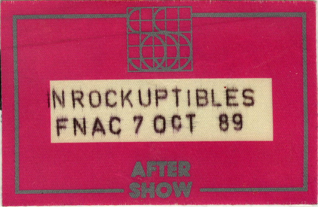 1989.10.07-Pass01-Bruno-Cavedo-1024x667 "Festival les Inrockuptibles" (07 et 08/10/89)