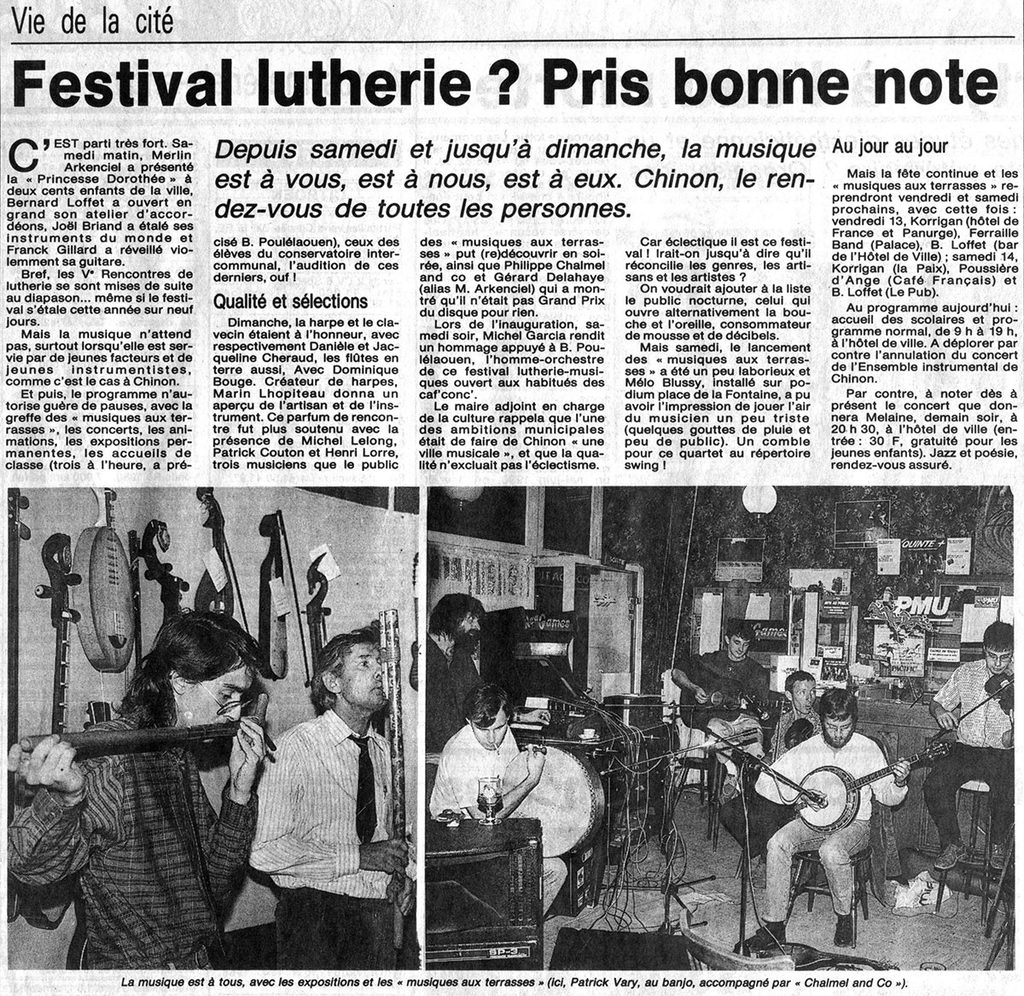 1989.10.09-NRCO.9ADPRE-1024x996 "Festival Lutherie Musiques" (07 au 15/10/89)