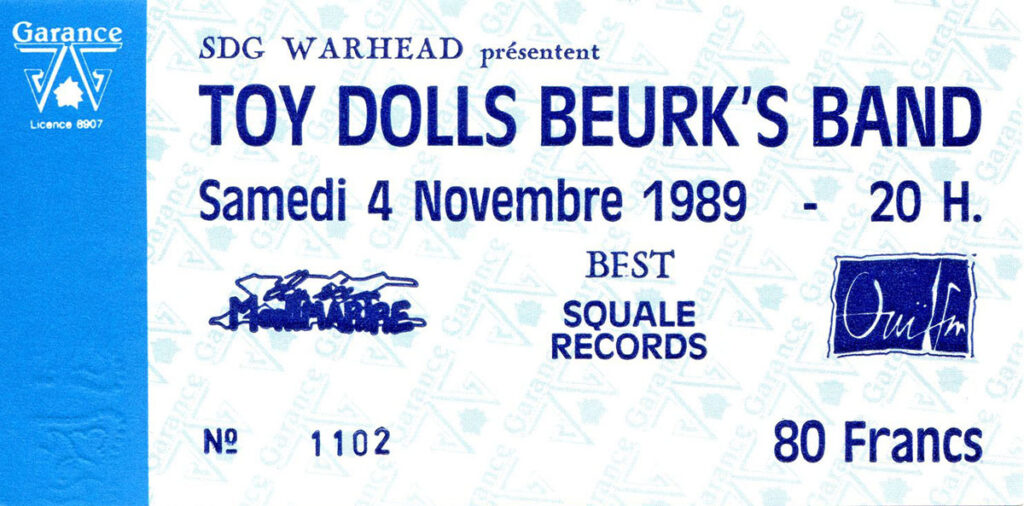 1989.11.04-Toy-Dolls-Elysee-Montmartre-1024x506 Beurk's Band, Toy Dolls (04/11/89)