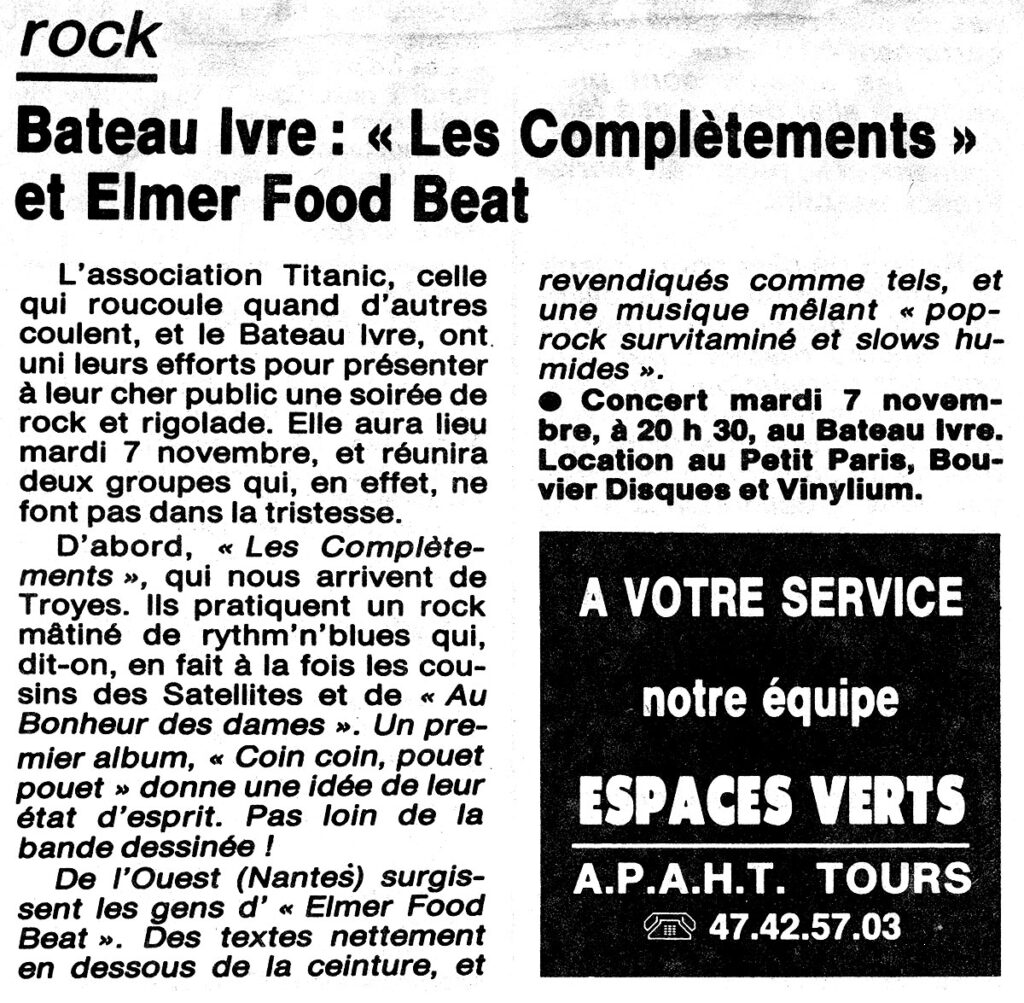 1989.11.07-Presse-NR01-51-Z-4-1024x1003 Complètement, Elmer Food Beat (07/11/89)