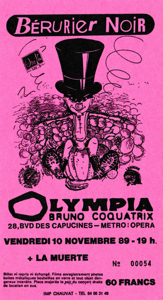 1989.11.10-1904TI-558x1024 La Muerte, Bérurier Noir (10/11/89)