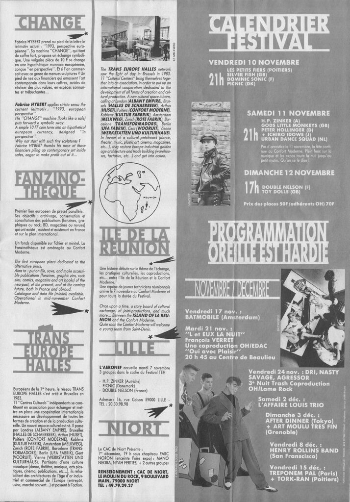 1989.11.10-Doc06.05-Oreille-est-Hardie-714x1024 "Trans Europe halles" Hans Platzgumer, Urban Dance Squad, Peter Hollinger (11/11/89)