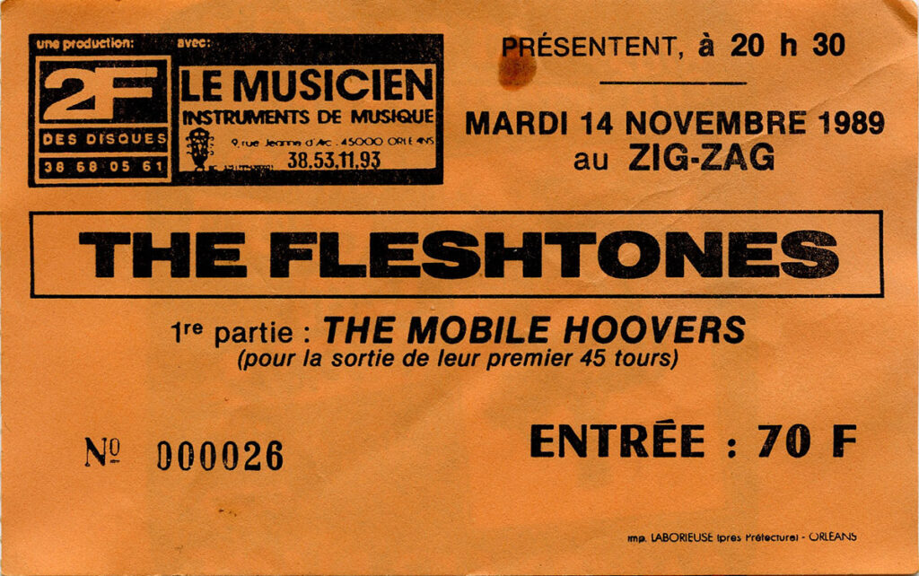 1989.11.14-Ticket01-Shoi-1024x642 Les Kleps, the Mobile Hoovers, the Fleshtones (14/11/89)