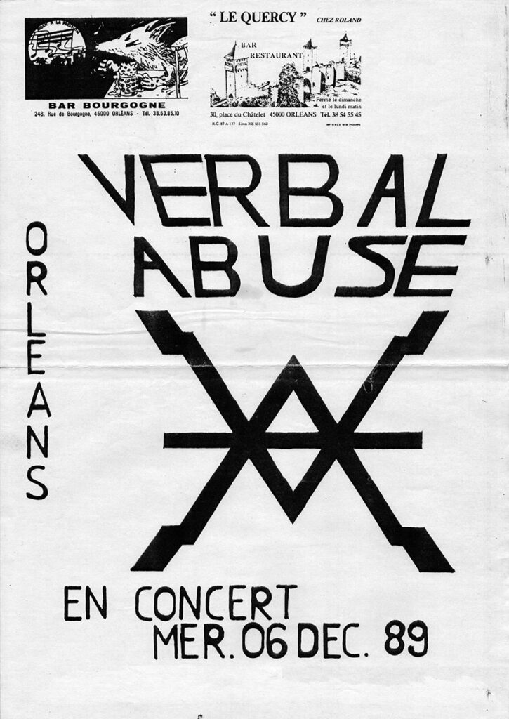 1989.12.06-Affiche01-A3-photocopiee-LVC-Copie-725x1024 D.D.T, Happy Hour, Verbal Abuse (06/12/89)