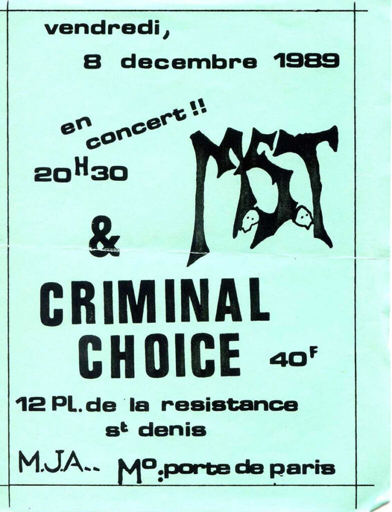 1989.12.08-M.S.T.-MJA-Saint-Denis-783x1024 Criminal Choice, M.S.T. (08/12/89)