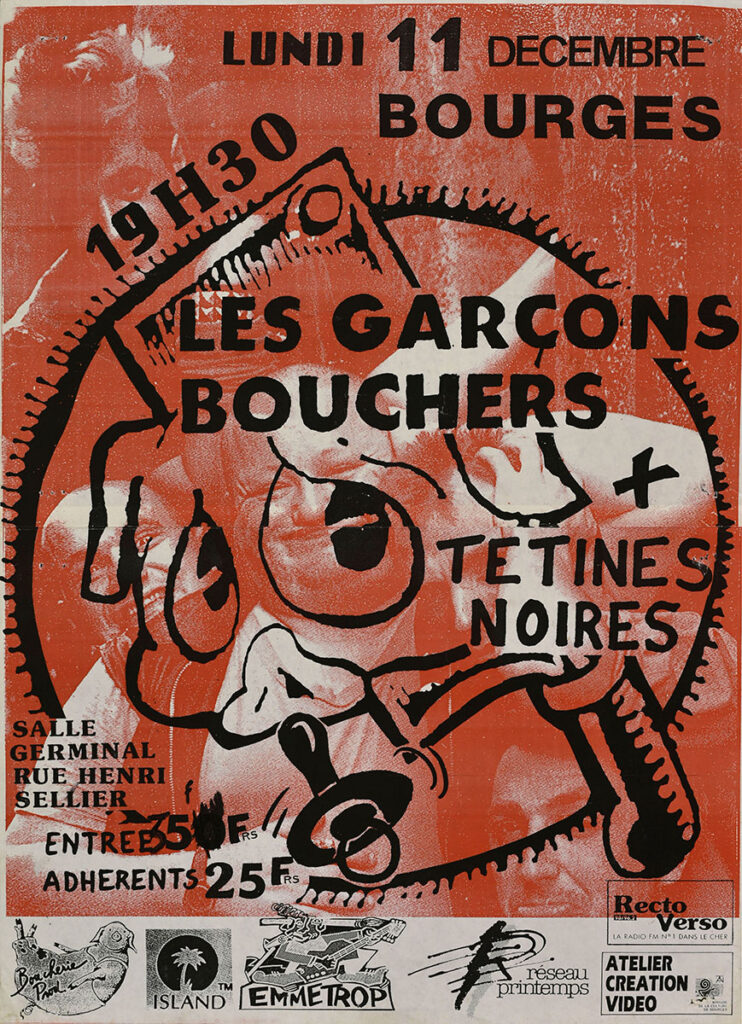 1989.12.11-Affiche01-42-58-photocopiee-Emmetrop-Copie-742x1024 Les Tétines Noires, les Garçons Bouchers (11/12/89)